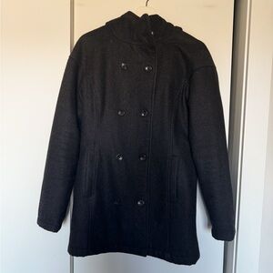 Vans Black Pea Coat